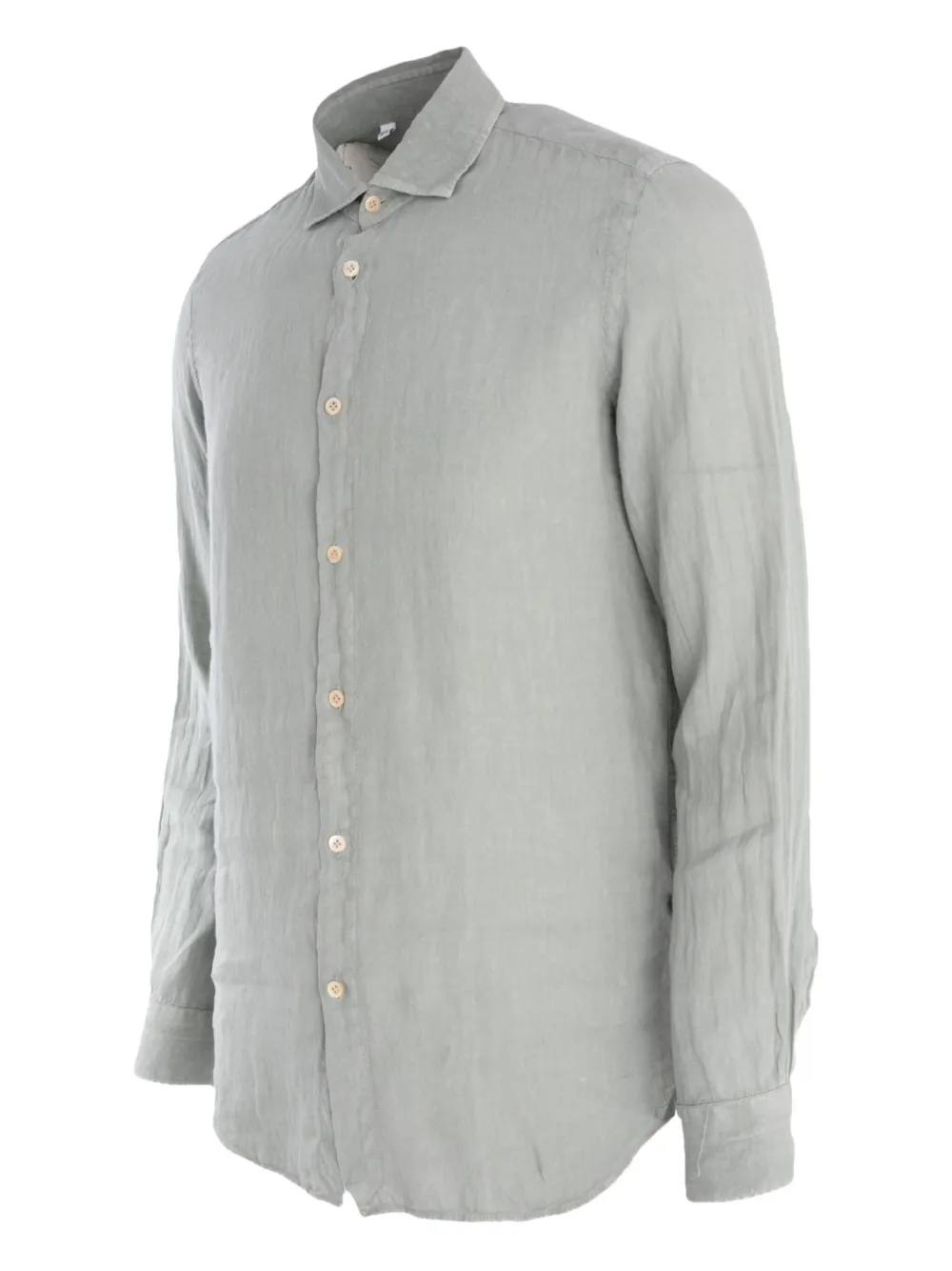 Boglioli long-sleeve button-fastening shirt Grijs