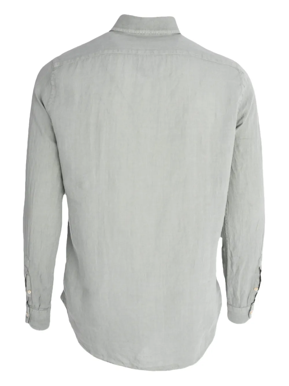 Boglioli long-sleeve button-fastening shirt Grijs