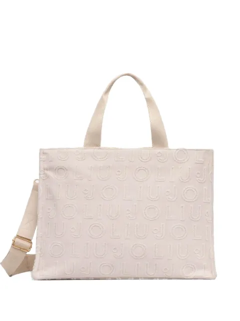 LIU JO jacquard tote bag