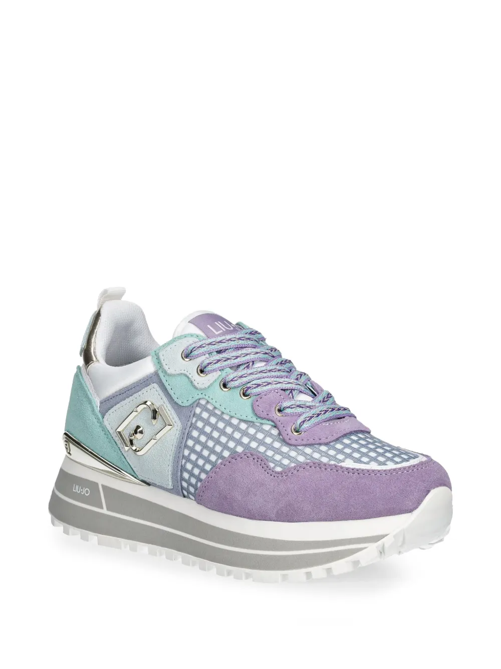 LIU JO Sneakers met plateauzool - Paars