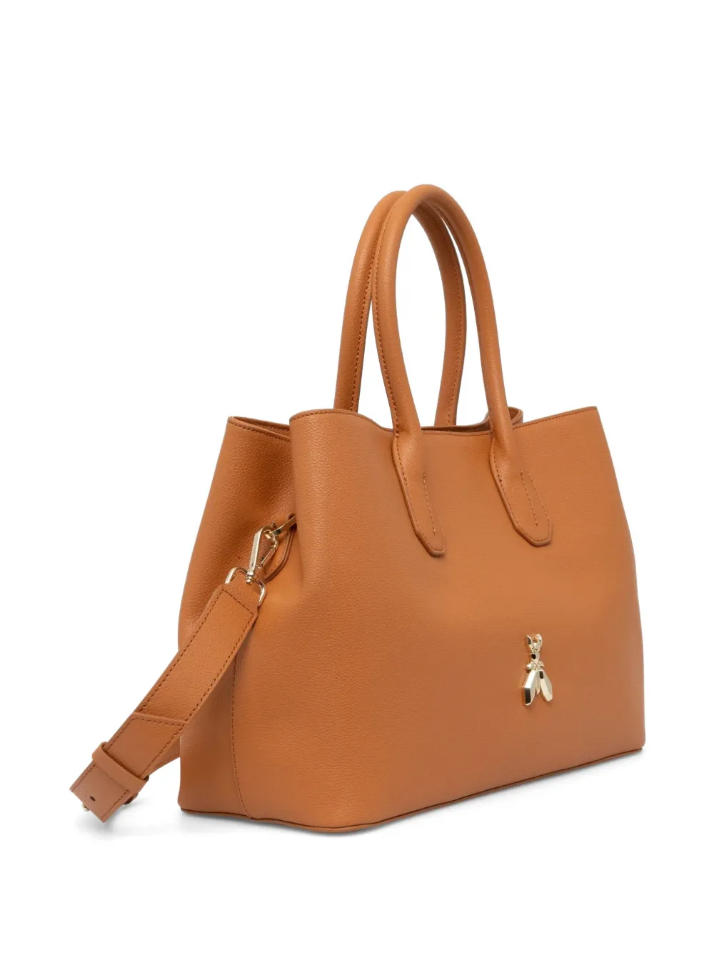 Patrizia Pepe Shopper met logo - Oranje