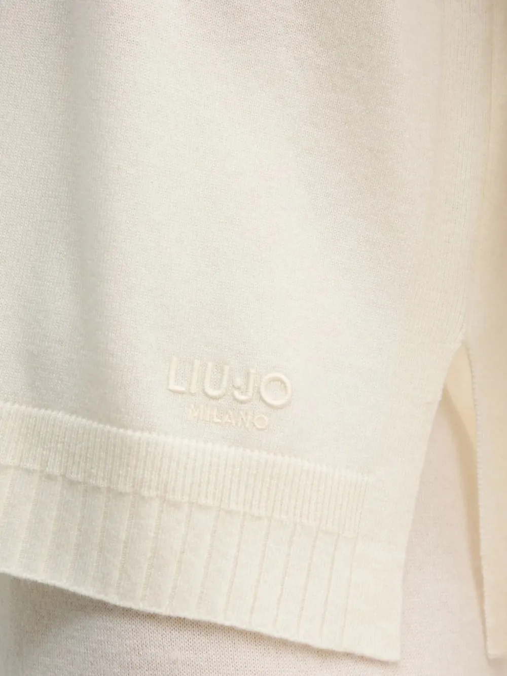 Liu •jo V-neck Sweater In Neutral