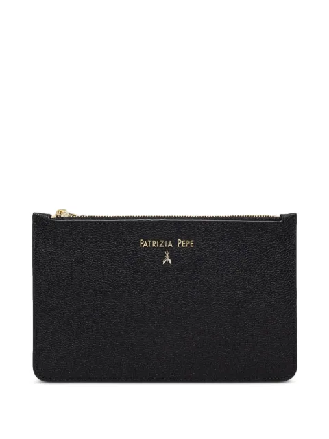 Patrizia Pepe leather clutch bag