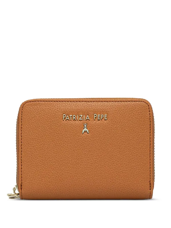 Patrizia Pepe Leather Wallet Orange FARFETCH MY