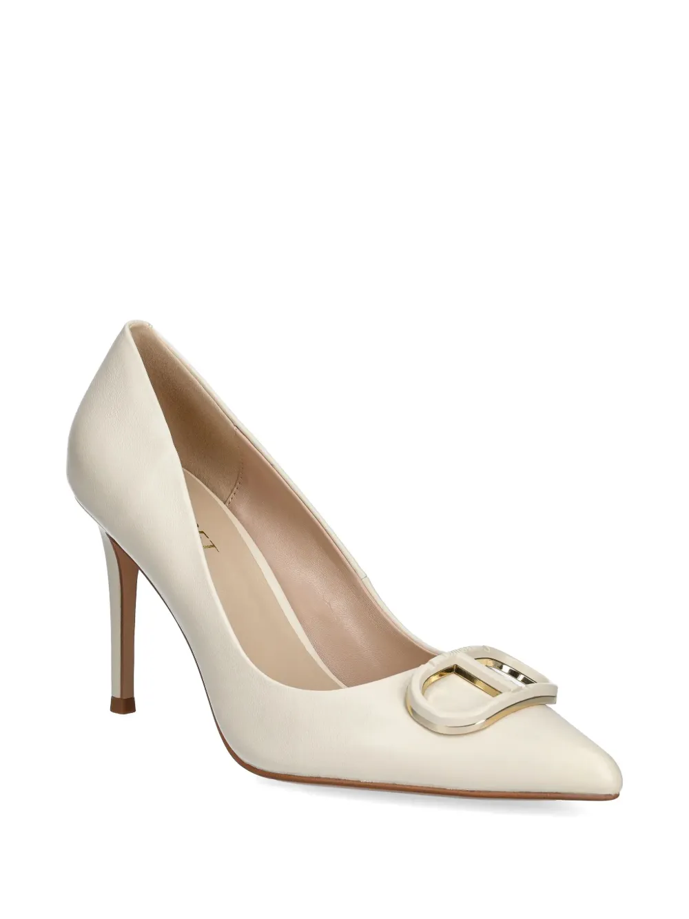 TWINSET 90mm Oval T pumps Neutrals