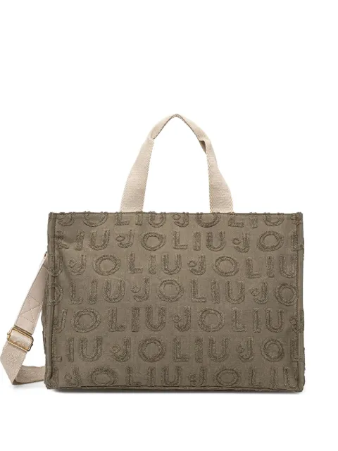 LIU JO jacquard tote bag