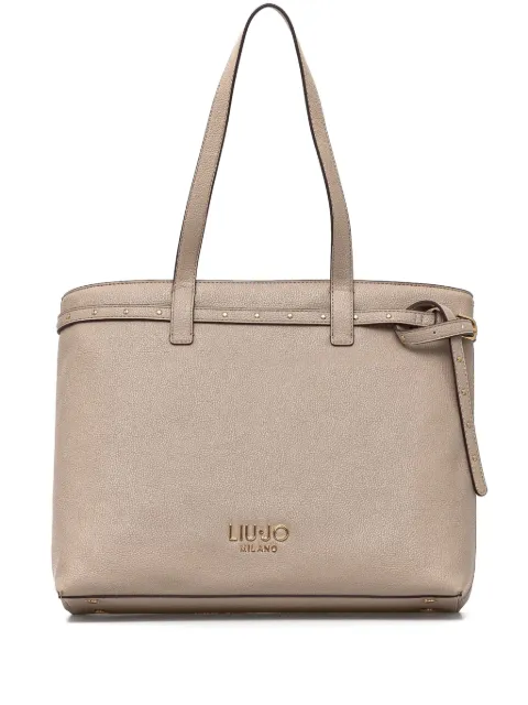 LIU JO logo-lettering tote bag