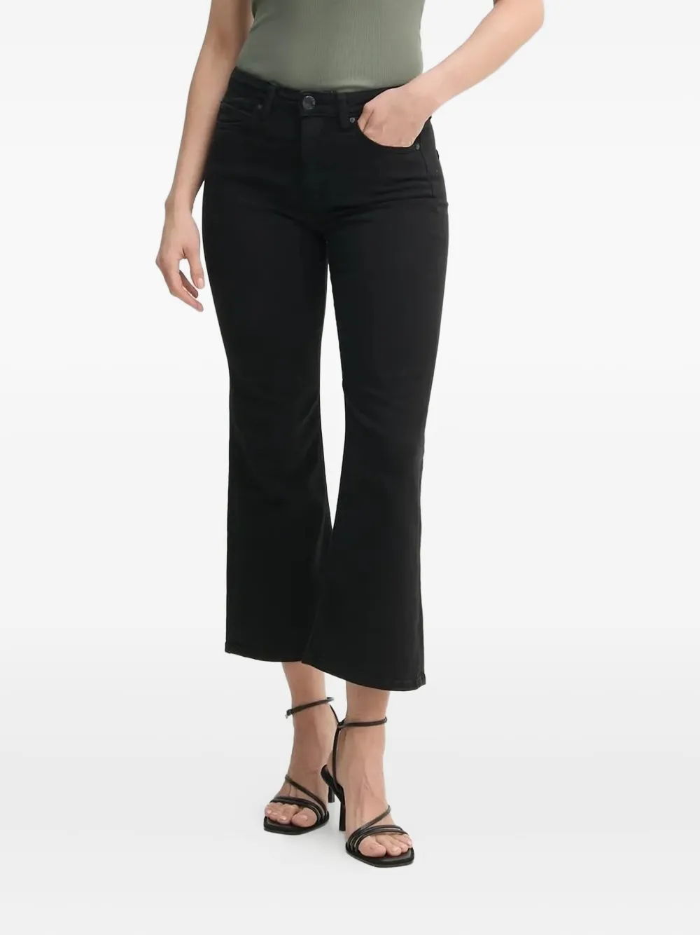 Pinko Britney Flared Jeans In Black
