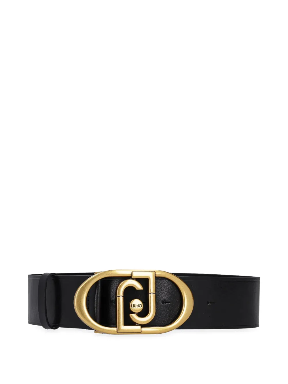 logo-buckle belt