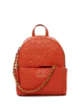LIU JO monogram-pattern backpack - Orange