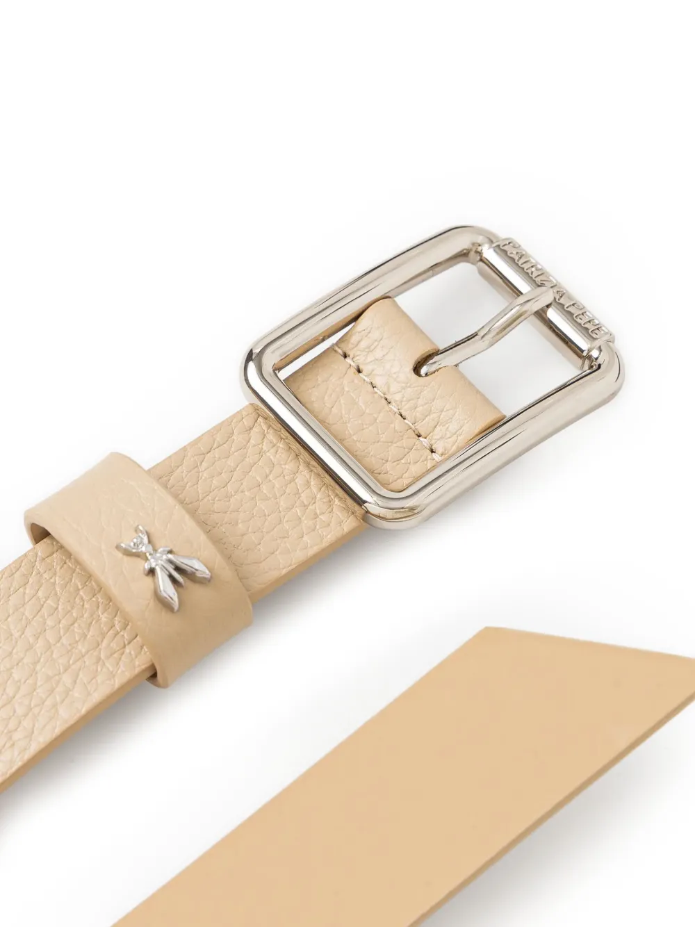 Patrizia Pepe Leren riem - Beige