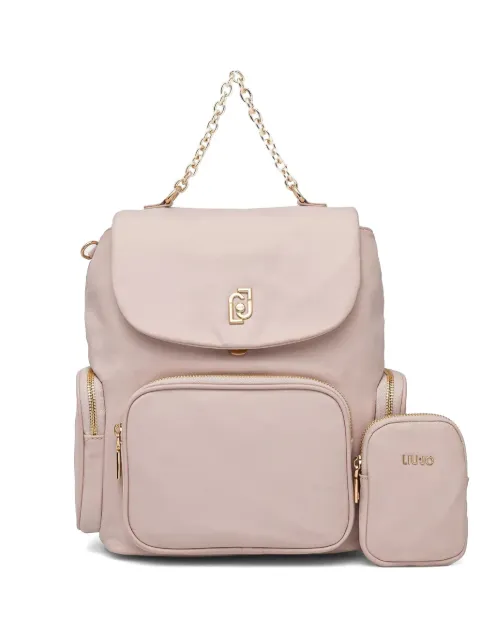 LIU JO mochila con placa del logo