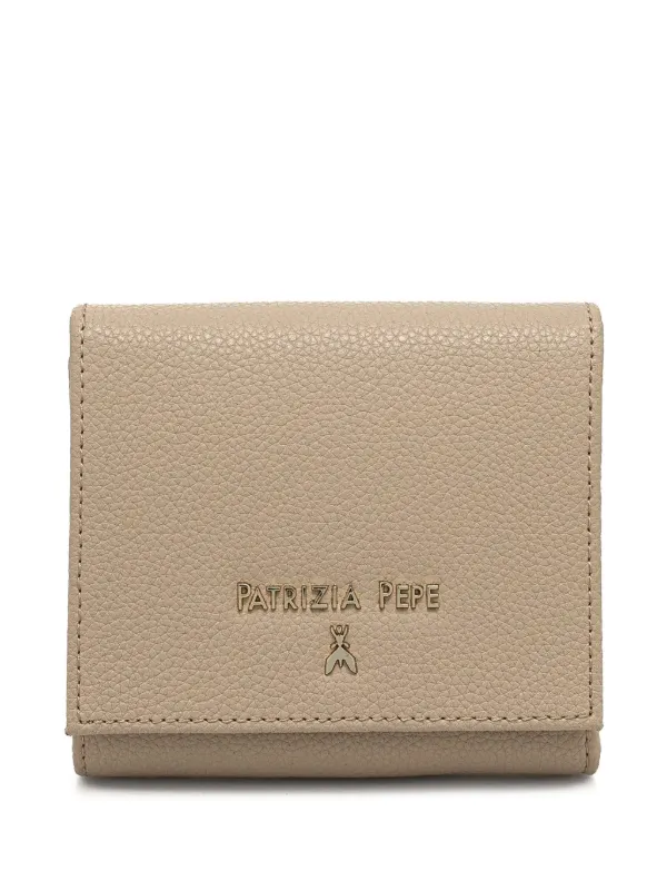 Patrizia Pepe logo-lettering Wallet Neutrals FARFETCH ID
