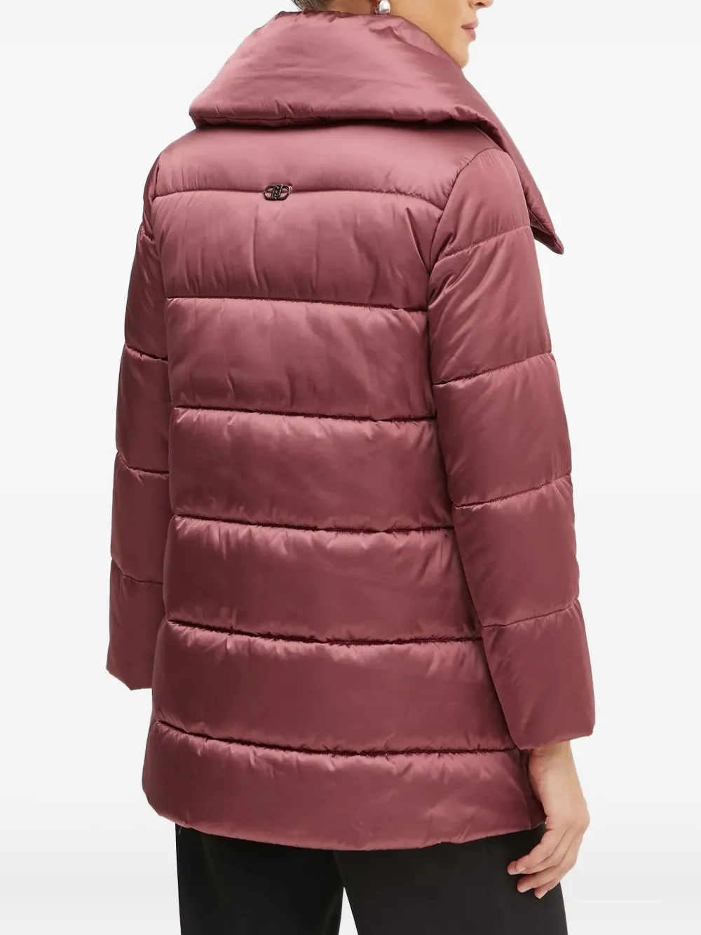 Liu •jo High-neck Puffer Jacket In Red