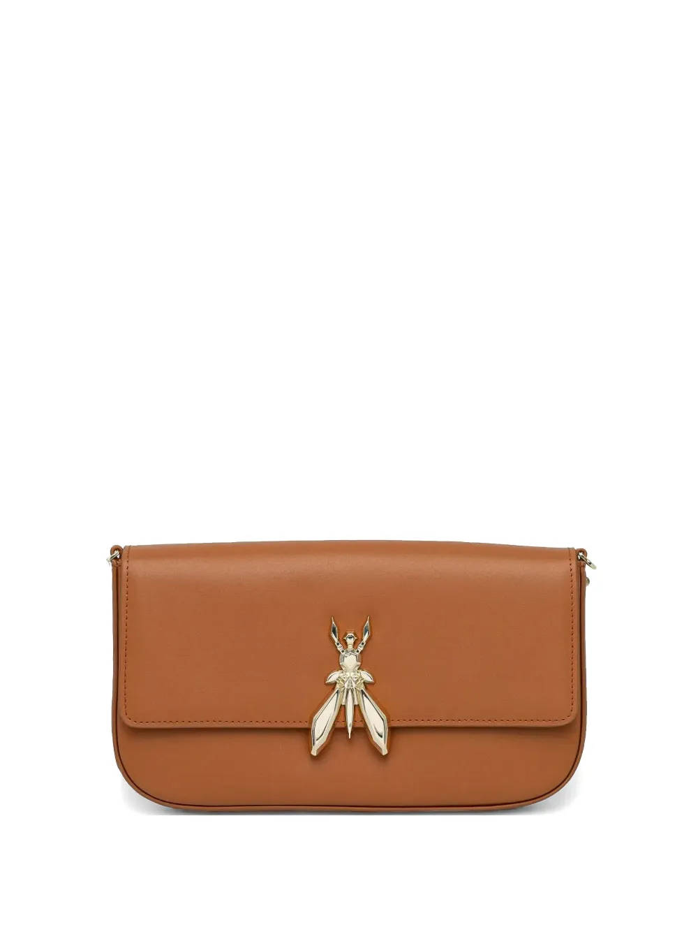 Fly leather clutch bag