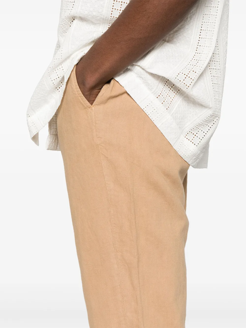 Shop Maison Labiche Cadelin Trousers In Brown