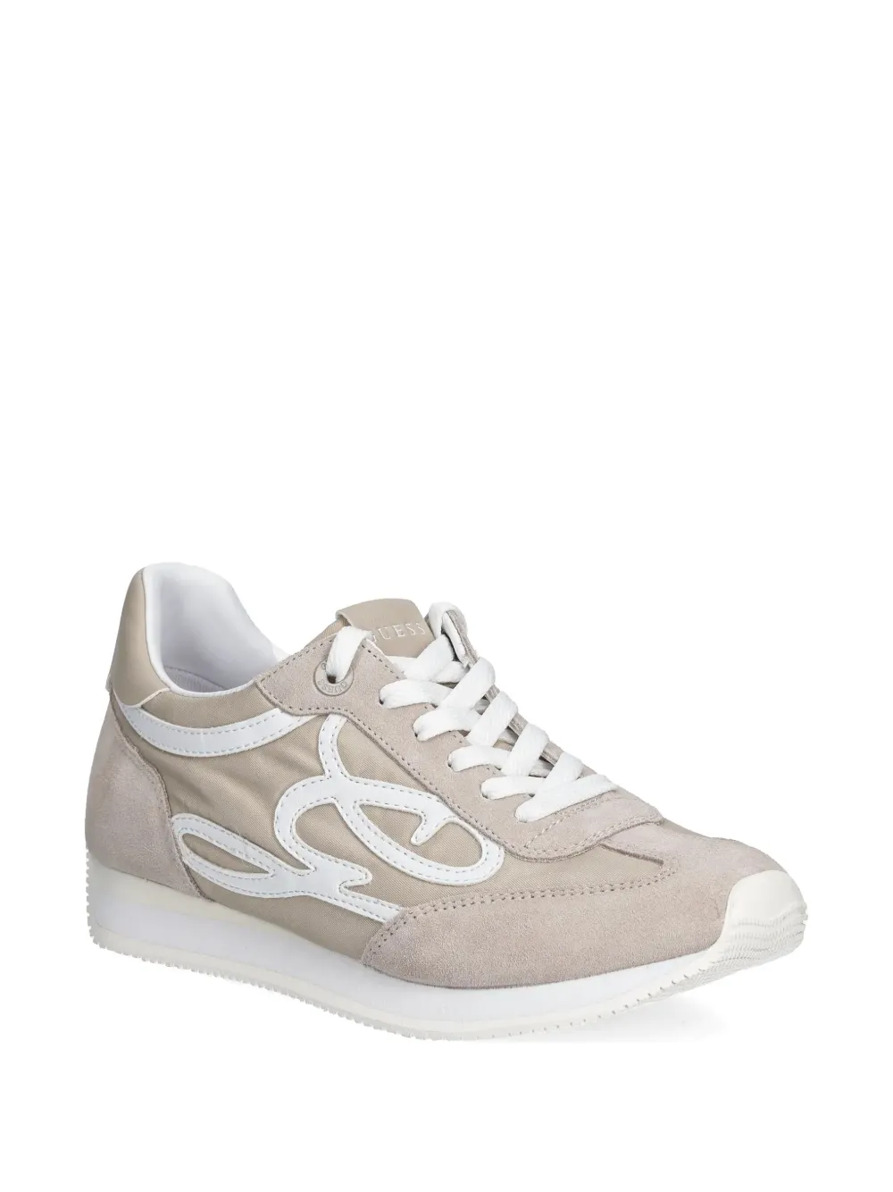 GUESS USA Sneakers met logoprint - Beige