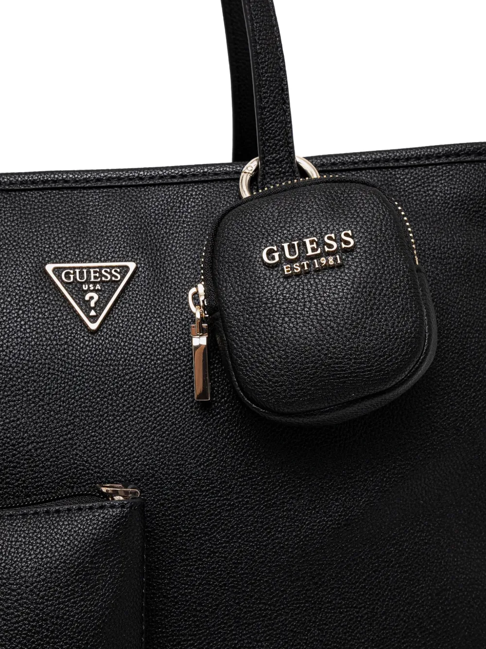 GUESS USA Heuptas met logoplakkaat Zwart