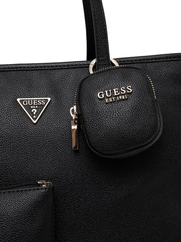 GUESS USA logo-plaque Tote Bag | Black | FARFETCH