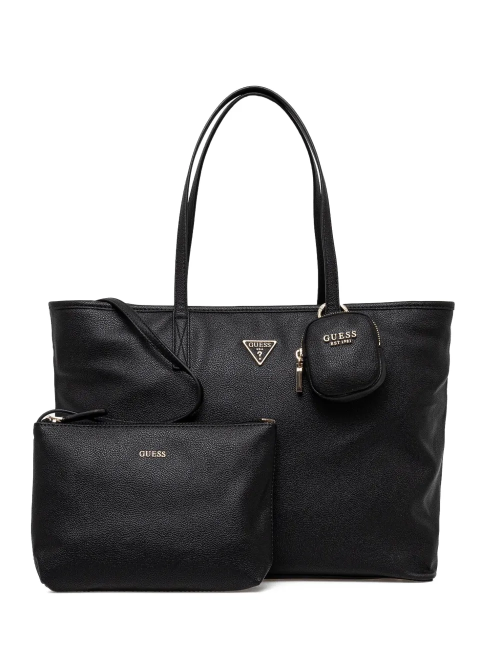 GUESS USA Heuptas met logoplakkaat Zwart