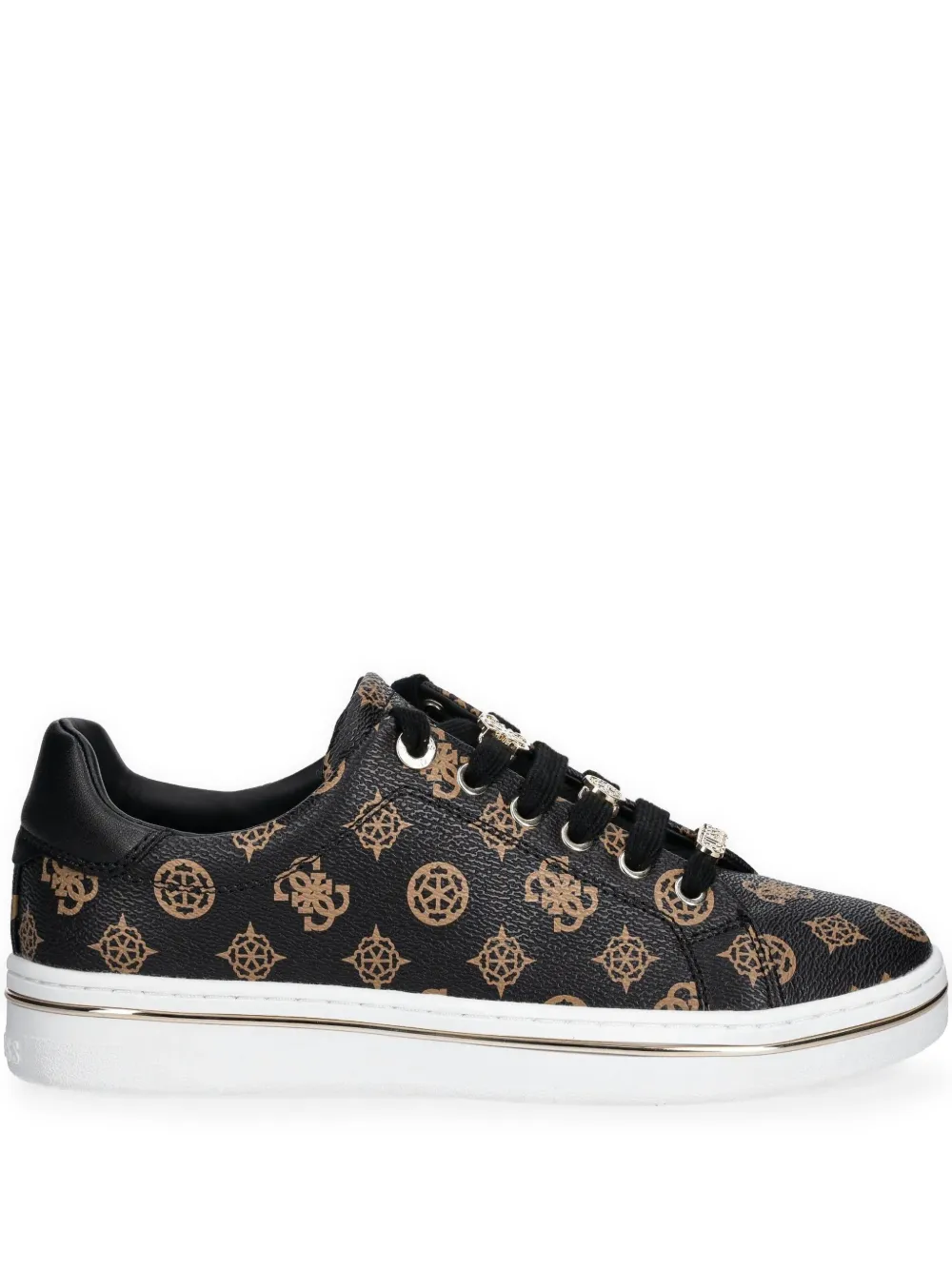 GUESS USA monogram sneakers Black