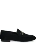 GUESS USA logo-plaque loafers - Black