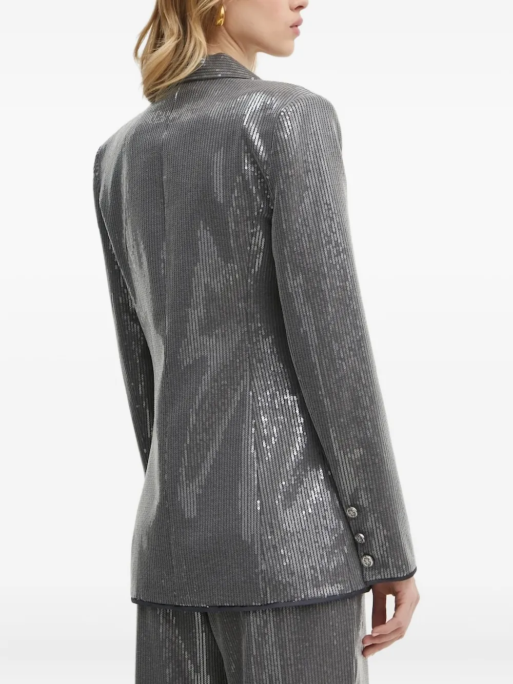 GUESS USA Blazer met pailletten Grijs