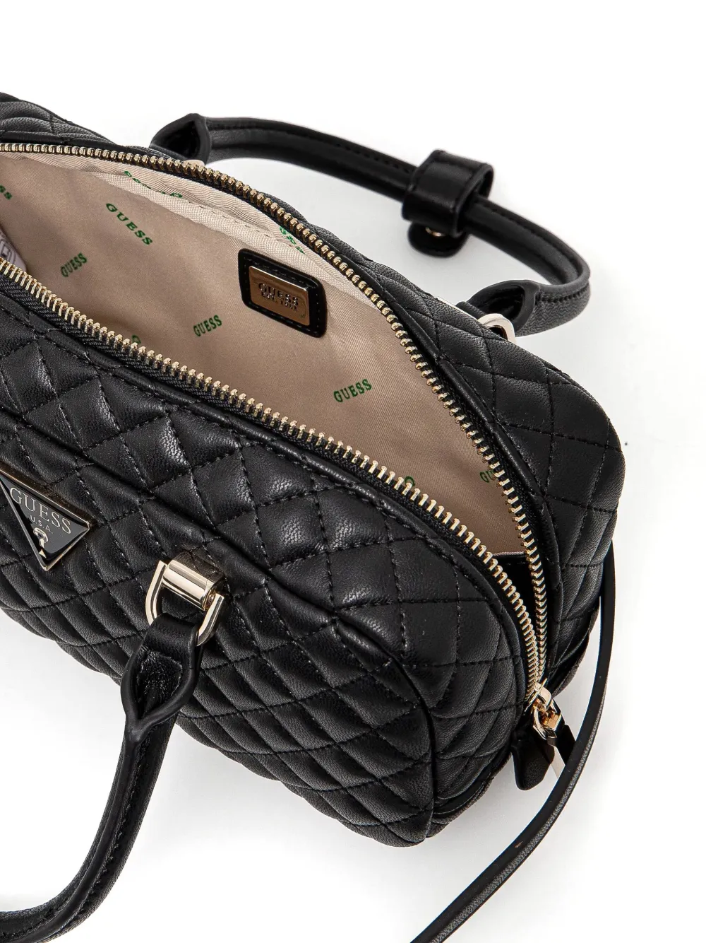 GUESS USA Heuptas met logoplakkaat Zwart