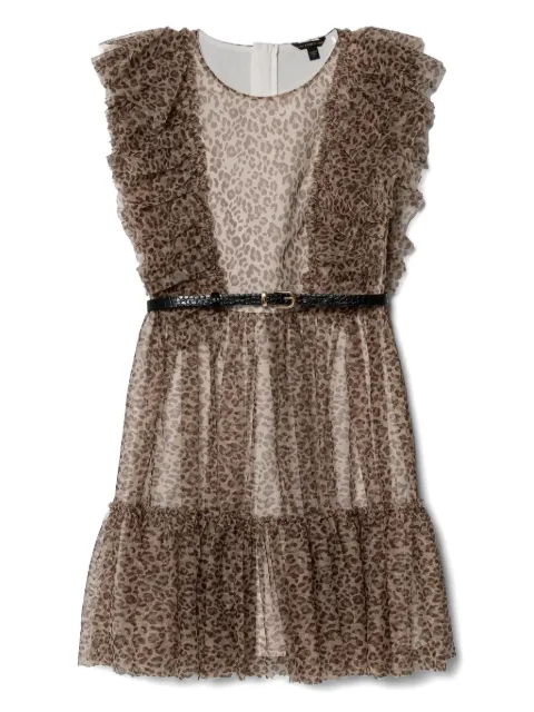 GUESS USA vestido con estampado de leopardo