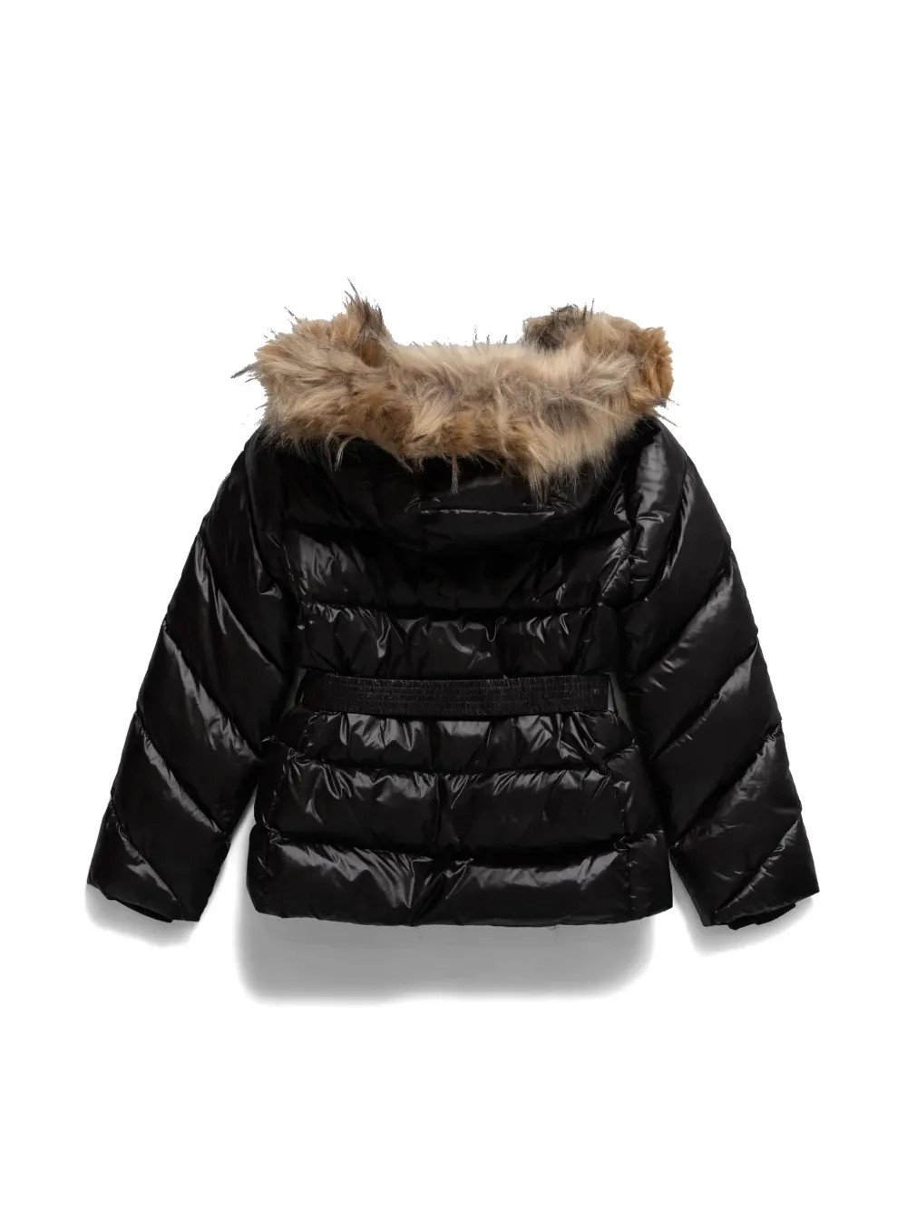 GUESS USA belted padded jacket - Zwart