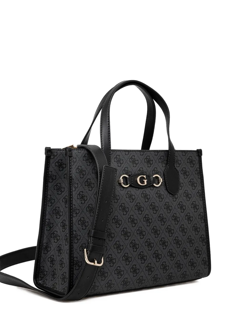 GUESS USA Shopper met monogram - Zwart