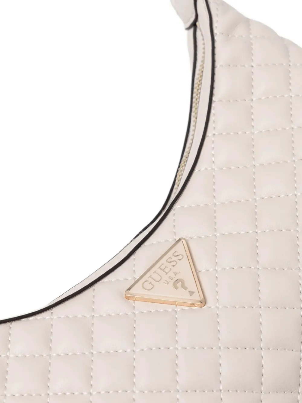 GUESS USA Rianee Eco gewatteerde schoudertas Beige