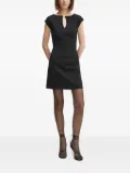 GUESS USA keyhole-neck short-sleeve mini dress - Black