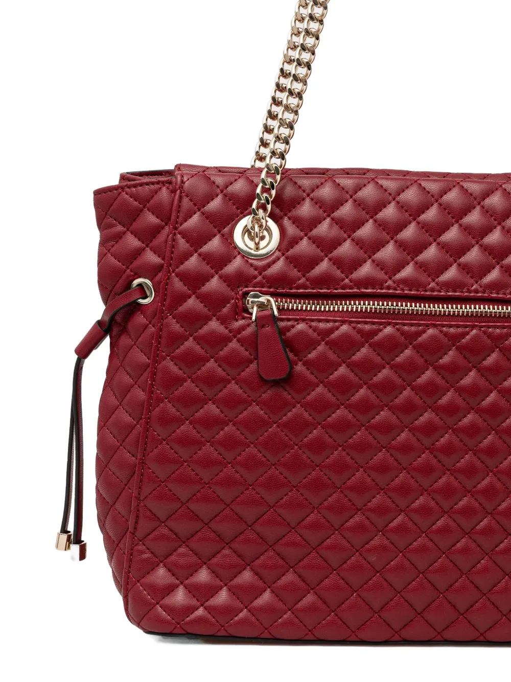 GUESS USA Rianee Eco gewatteerde shopper Rood