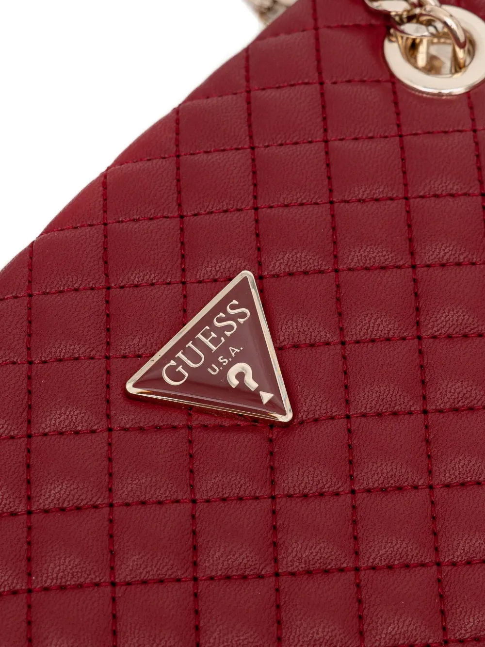 GUESS USA Rianee Eco gewatteerde shopper Rood