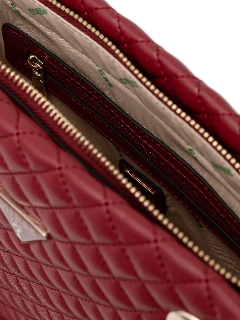 GUESS USA Rianee Eco gewatteerde shopper Rood