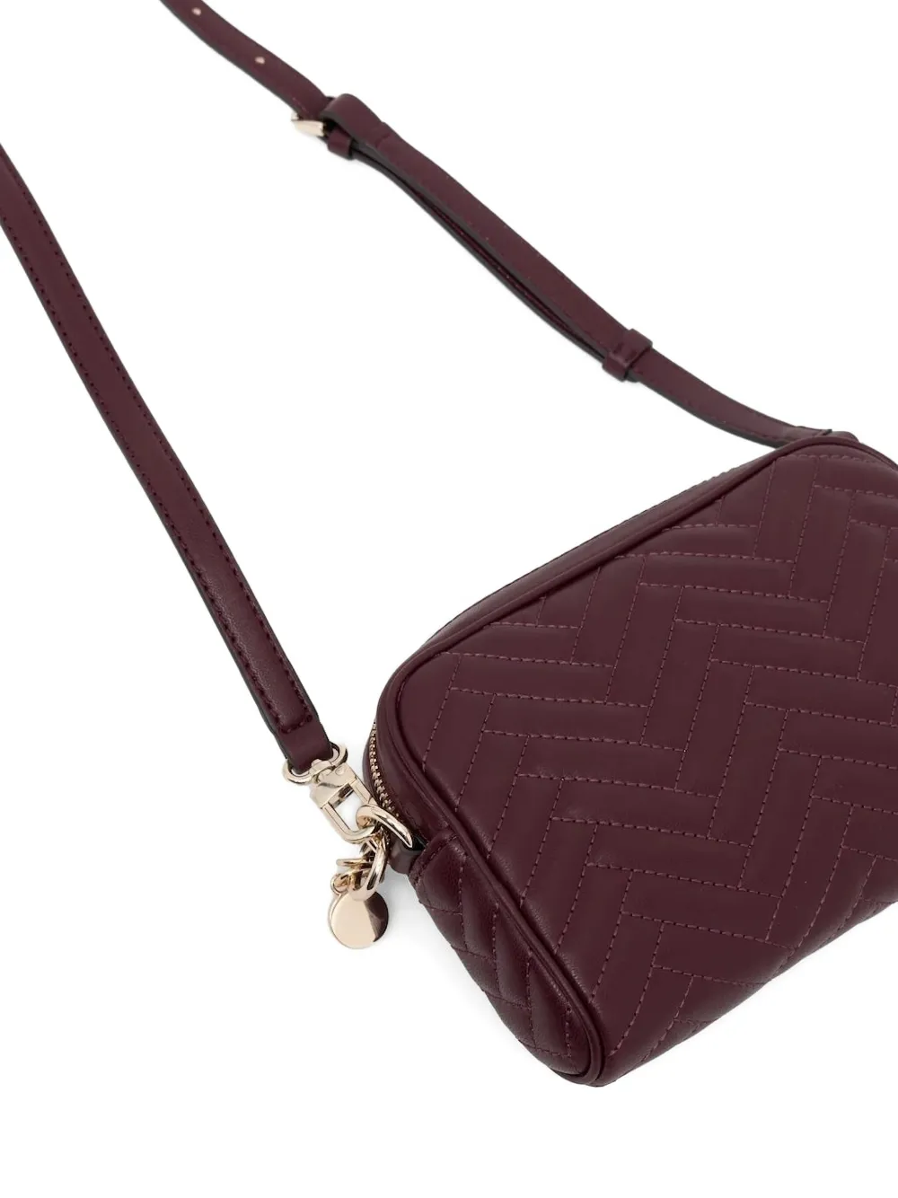 Guess Usa Quilted Cross Body Bag In Red