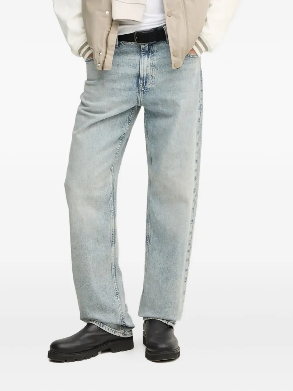 GUESS USA Damon triangle-logo jeans - ブルー GUESS USA Damon triangle-logo jeans - ブルー