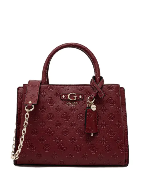 Sac à main à motif monogrammé - GUESS USA - Modalova