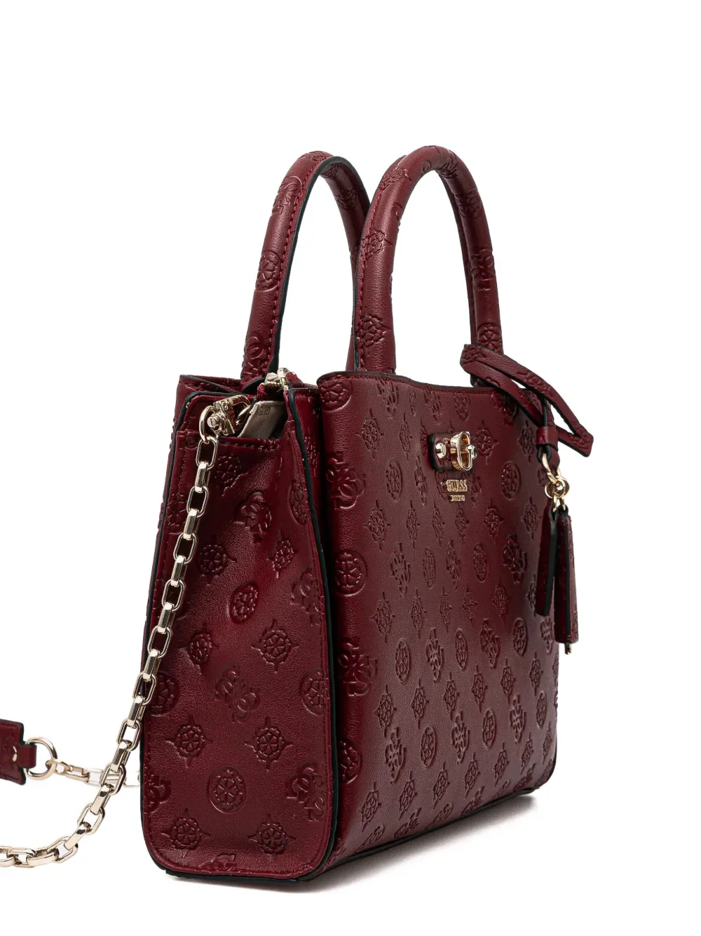 GUESS USA Shopper met monogram - Rood