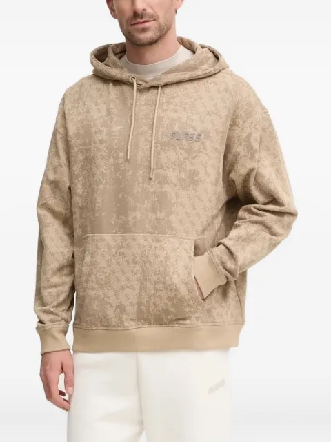 GUESS USA logo-print hoodie