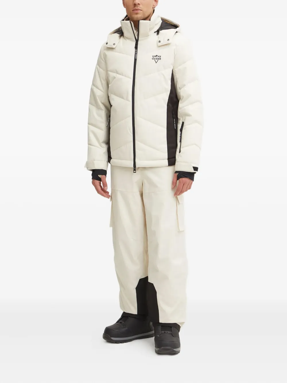 GUESS USA Skibroek met cargo zak - Beige