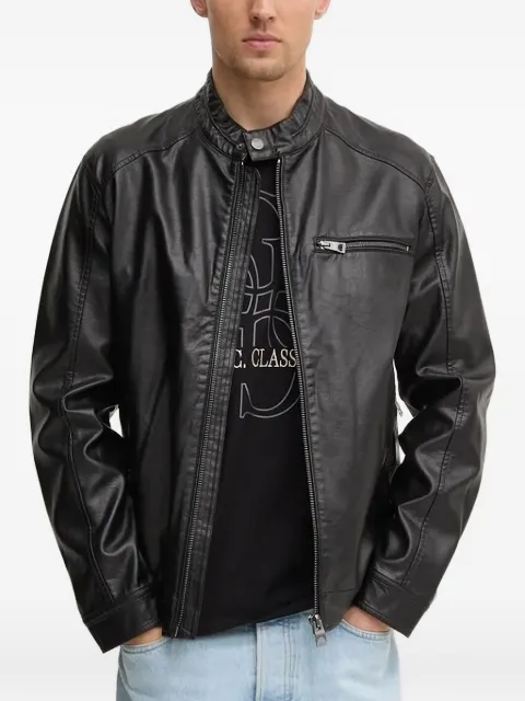 GUESS USA zip-fastening biker jacket