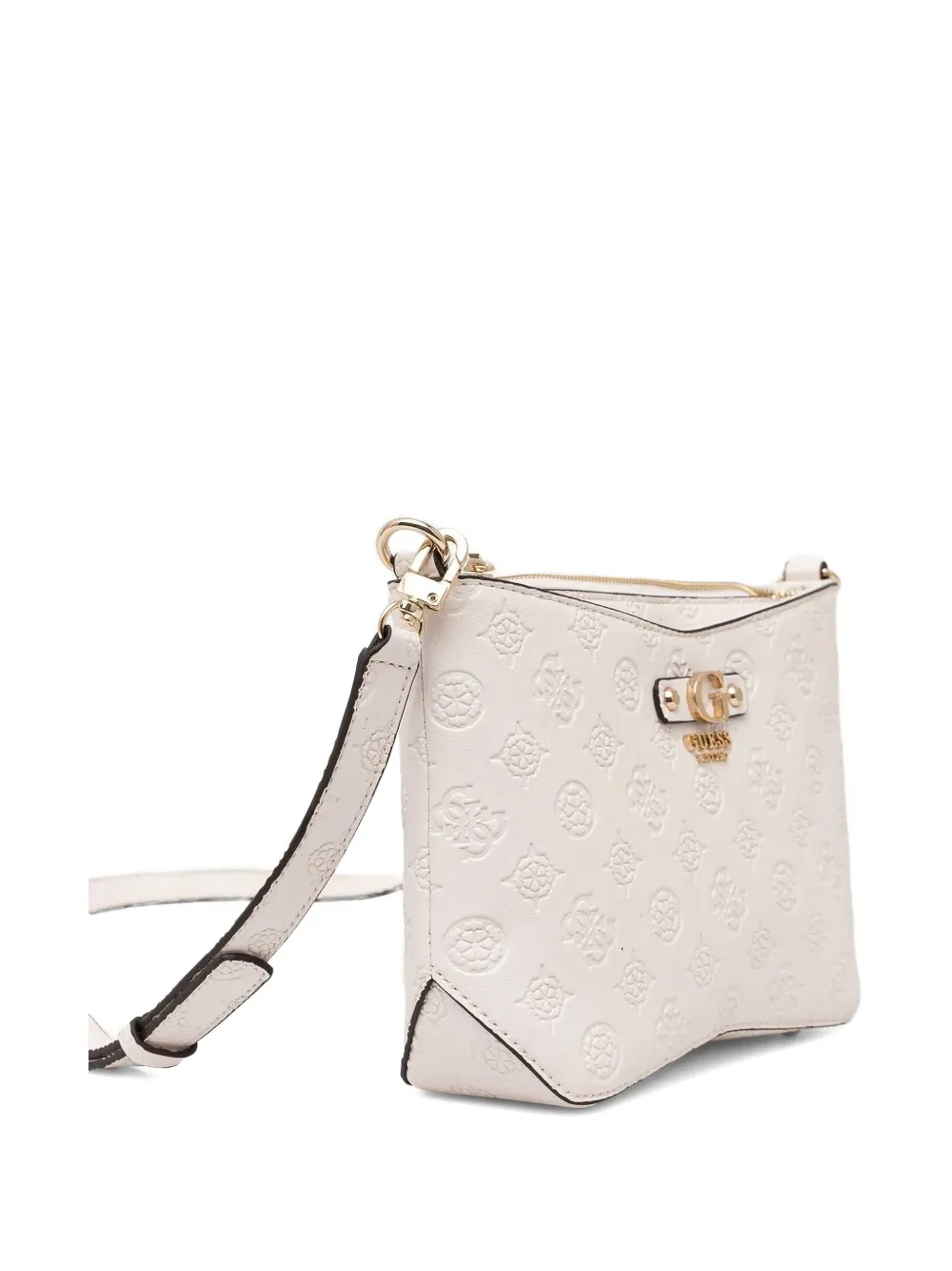 GUESS USA Gerty logo-plaque crossbody bag Wit
