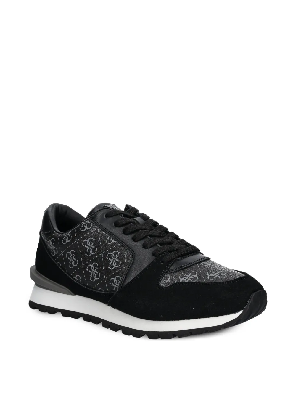 GUESS USA Sneakers met monogramprint - Zwart