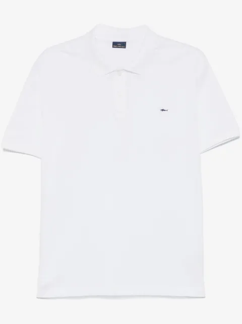 Paul & Shark logo-patch polo shirt