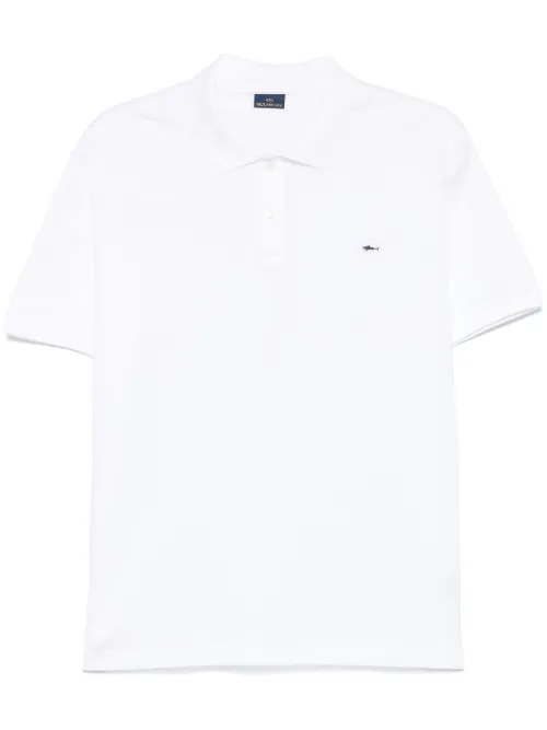 Polo à patch logo - Paul & Shark - Modalova