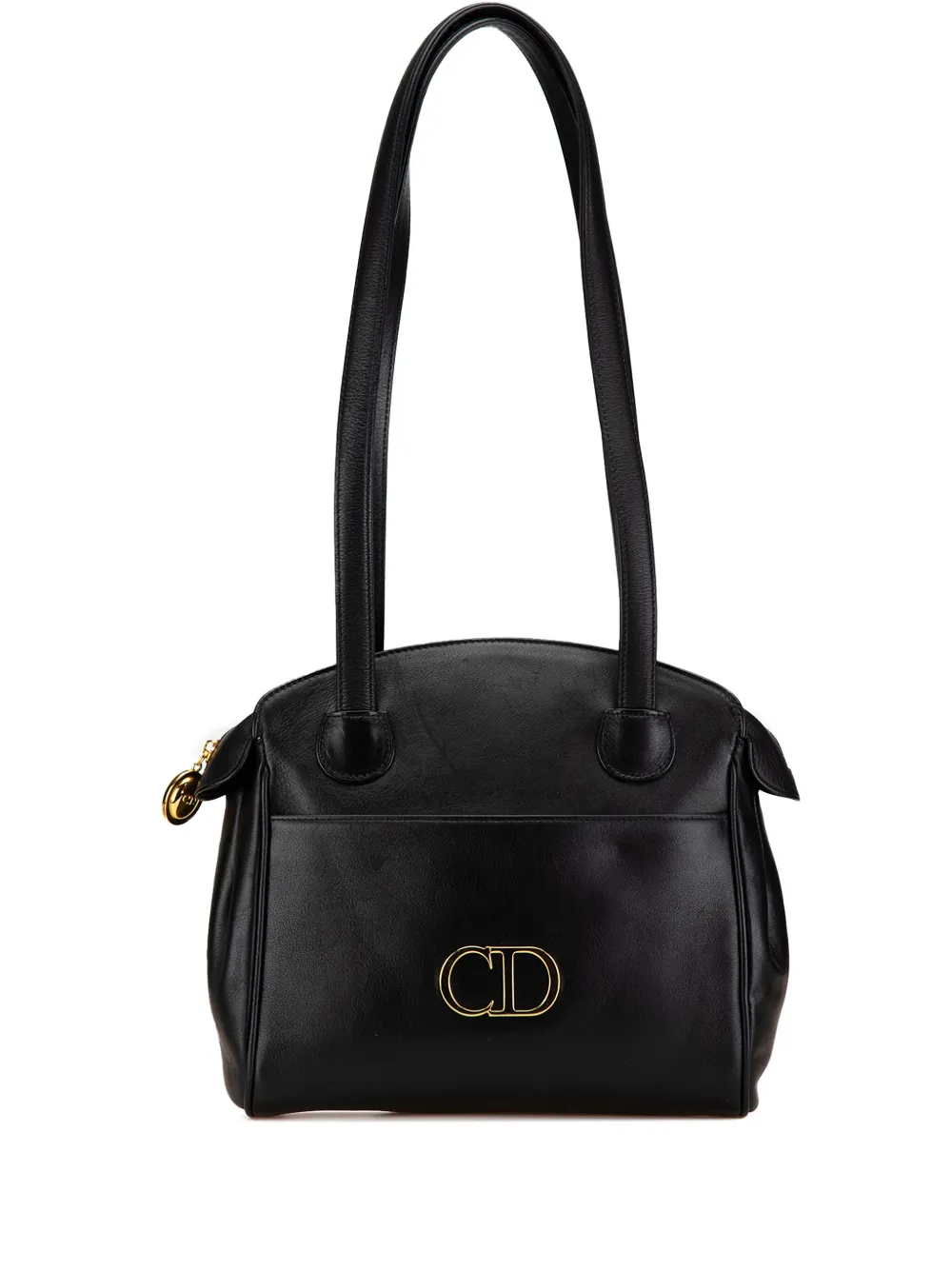 20th Century Leather CD Logo shoulder bag