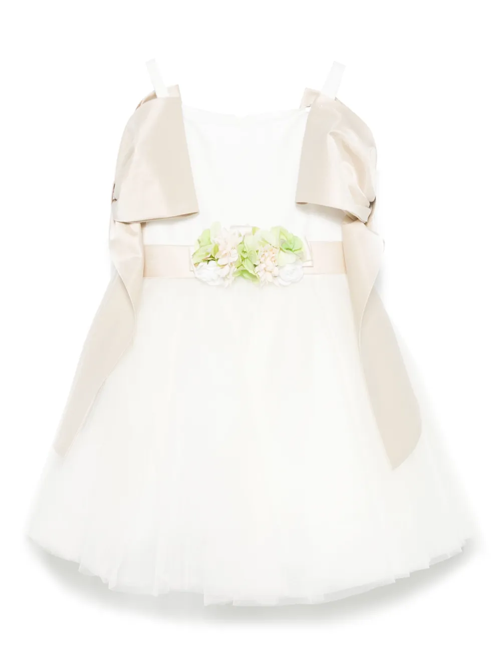 Colorichiari Jurk met strikdetail Wit