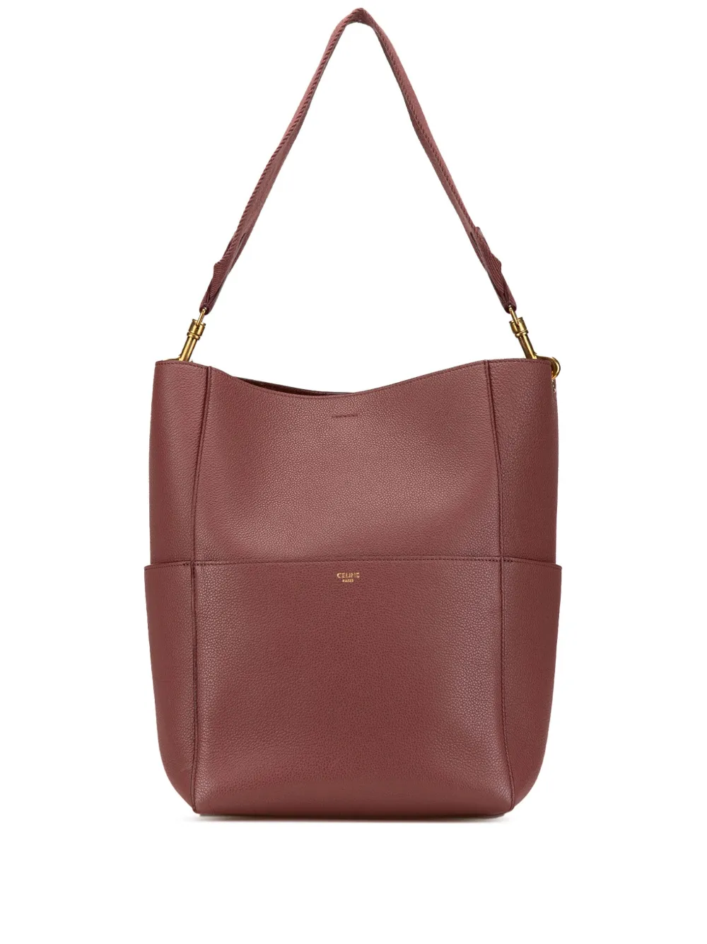 [CELINE]★Sangle Medium Bucket Shoulder Bag★トープ Medium Seau Sangle Bucket Bag Green Khaki – Second Edit